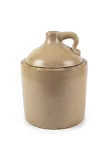 Vintage-Stoneware-Whiskey-Jug