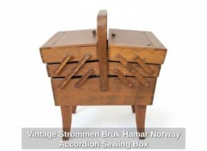 Vintage-Strommen-Bruk-Hamar-Norway-Accordion-Sewing-Box