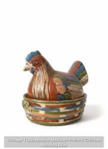 Vintage-Tlaquepaque-Mexican-Pottery-Chicken-Nesting-Box