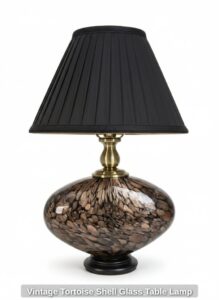 Vintage-Tortoise-Shell-Glass-Table-Lamp
