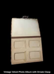 Vintage-Velvet-Photo-Album-with-Ornate-Clasp-second-image