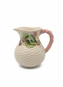 Vintage-Wade-Brambleware-Pitcher-with-Berry-Motif