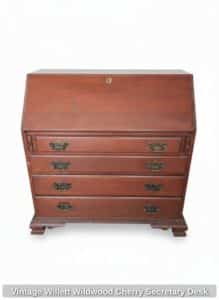 Vintage-Willett-Wildwood-Cherry-Secretary-Desk