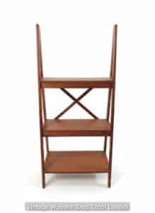 Vintage-Wooden-Step-Stool-Ladder