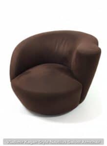 Vladimir-Kagan-Style-Nautilus-Swivel-Armchair
