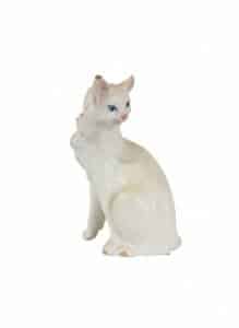 White-Ceramic-Cat-Figurine