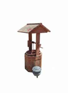 Wooden-Wishing-Well-Garden-Decor