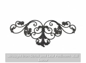 Wrought-Iron-Scroll-and-Leaf-Pediment-Wall-Decor
