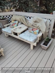 Adirondack-Double-Chair-Bench-with-Integrated-Table