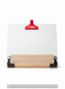 Adjustable-Acrylic-Easel-with-Red-Clip
