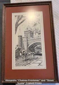 Alexandre-Chateau-Frontenac-and-Street-Scene-Framed-Prints-third-image