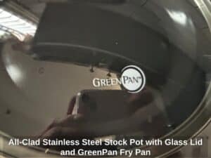 All-Clad-Stainless-Steel-Stock-Pot-with-Glass-Lid-and-GreenPan-Fry-Pan-third-image