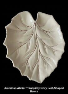 American-Atelier-Tranquility-Ivory-Leaf-Shaped-Bowls-fifth-image