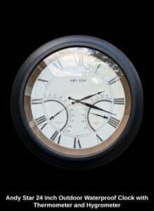 Andy-Star-Inch-Outdoor-Waterproof-Clock-with-Thermometer-and-Hygrometer