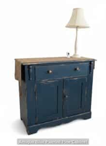 Antique-Blue-Painted-Pine-Cabinet
