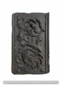Antique-Cast-Iron-Fireback-with-Floral-Motif