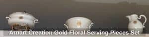 Arnart-Creation-Gold-Floral-Serving-Pieces-Set