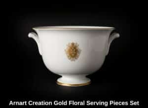 Arnart-Creation-Gold-Floral-Serving-Pieces-Set-third-image