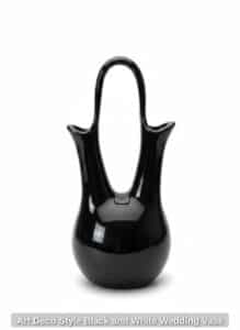 Art-Deco-Style-Black-and-White-Wedding-Vase-second-image