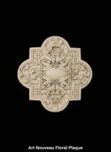 Art-Nouveau-Floral-Plaque