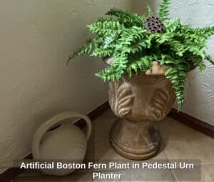 Artificial-Boston-Fern-Plant-in-Pedestal-Urn-Planter-fourth-image