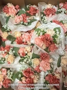 Artificial-Floral-Arrangements-Assorted-Corsages-and-Bouquets