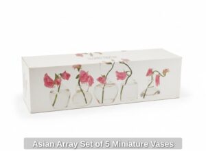 Asian-Array-Set-of-Miniature-Vases