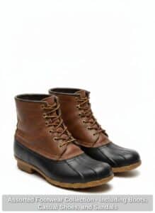 Assorted-Footwear-Collection-Including-Boots-Casual-Shoes-and-Sandals-fifth-image