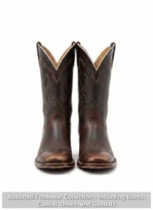 Assorted-Footwear-Collection-Including-Boots-Casual-Shoes-and-Sandals-fourth-image