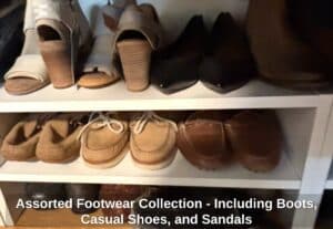 Assorted-Footwear-Collection-Including-Boots-Casual-Shoes-and-Sandals-second-image