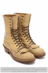 Assorted-Footwear-Collection-Including-Boots-Casual-Shoes-and-Sandals-third-image