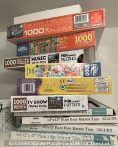 Assorted-Jigsaw-Puzzles-and-Mirror-Tiles-Lot