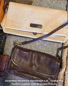 Assorted-Womens-Handbags-Lot-Featuring-Tooled-Leather-and-Branded-Pieces-fourth-image