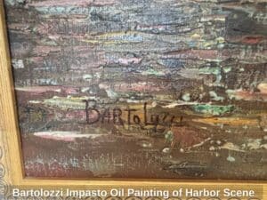 Bartolozzi-Impasto-Oil-Painting-of-Harbor-Scene-second-image