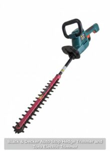 Black-Decker-Auto-Stop-Hedge-Trimmer-and-Toro-Electric-Trimmer