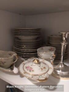 Black-Knight-Delmonte-Pattern-Porcelain-Dinnerware-Set
