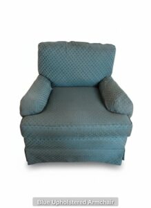 Blue-Upholstered-Armchair