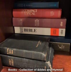 Books-Collection-of-Bibles-and-Hymnal