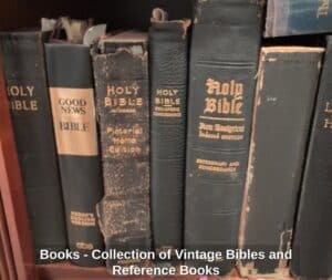Books-Collection-of-Vintage-Bibles-and-Reference-Books