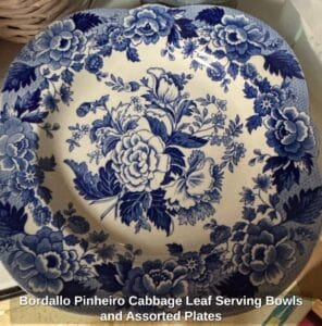 Bordallo-Pinheiro-Cabbage-Leaf-Serving-Bowls-and-Assorted-Plates-sixth-image