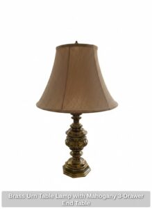 Brass-Urn-Table-Lamp-with-Mahogany-Drawer-End-Table