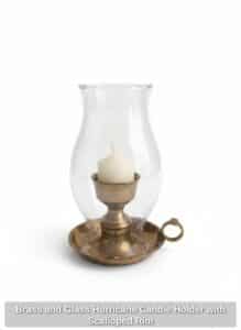 Brass-and-Glass-Hurricane-Candle-Holder-with-Scalloped-Rim