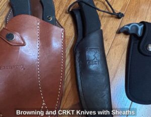 Browning-and-CRKT-Knives-with-Sheaths