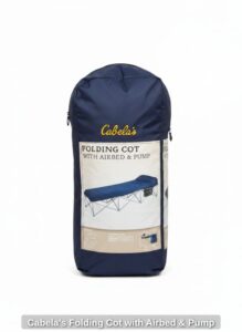 Cabelas-Folding-Cot-with-Airbed-Pump