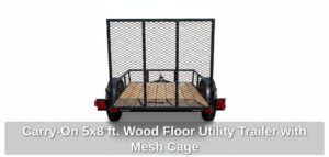 Carry-On-x-ft.-Wood-Floor-Utility-Trailer-with-Mesh-Cage-third-image