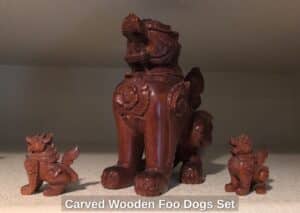 Carved-Wooden-Foo-Dogs-Set