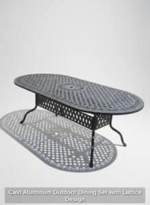 Cast-Aluminum-Outdoor-Dining-Set-with-Lattice-Design-second-image