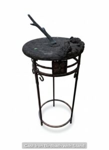 Cast-Iron-Birdbath-with-Stand