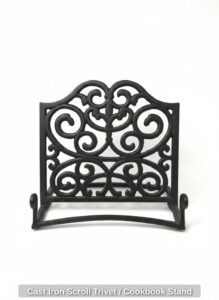 Cast-Iron-Scroll-Trivet-or-Cookbook-Stand
