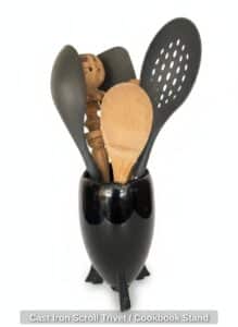 Cast-Iron-Scroll-Trivet-or-Cookbook-Stand-third-image